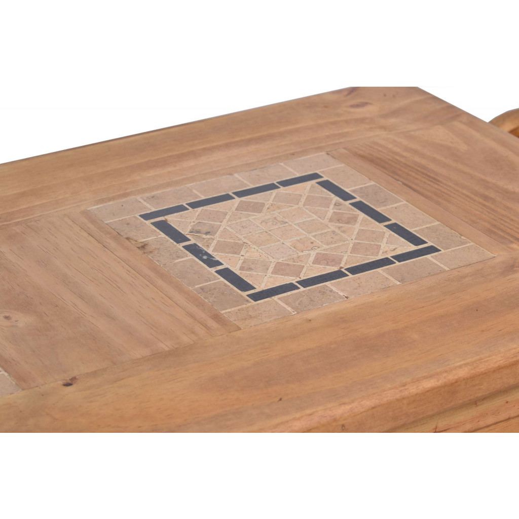 Servierwagen Mexico Möbel Landhaus Pinie Honig