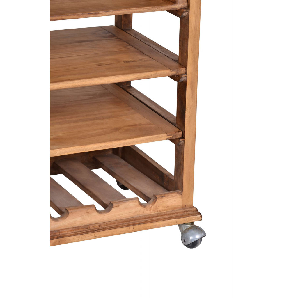 Servierwagen Mexico Möbel Landhaus Pinie Honig