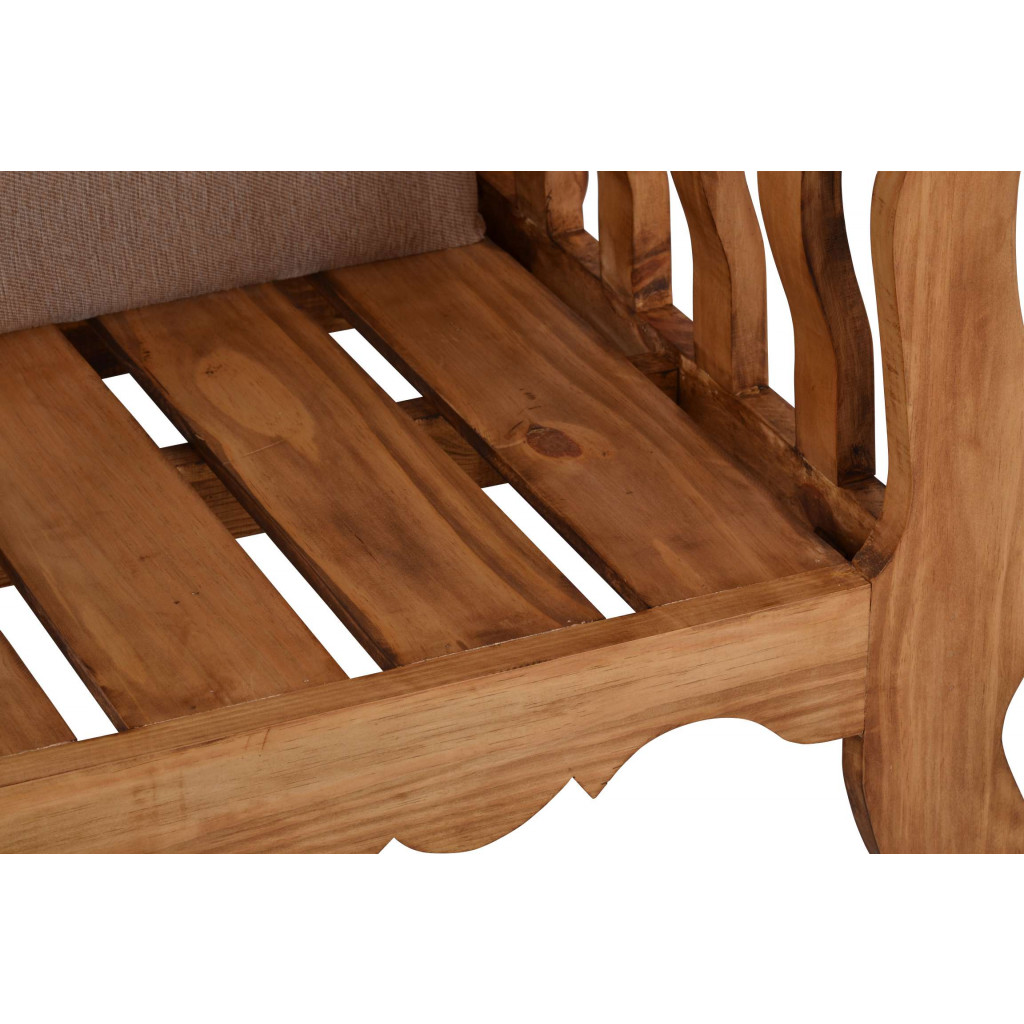 Sessel Mexico Möbel Landhaus Pinie Honig