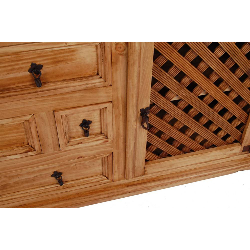 Sideboard Mexico Möbel Landhaus Pinie Honig
