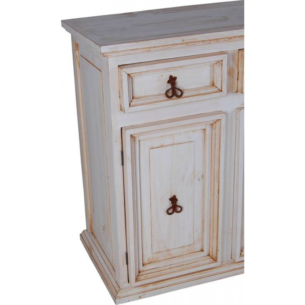 Sideboard Mexico Möbel Landhaus Pinie Weiß