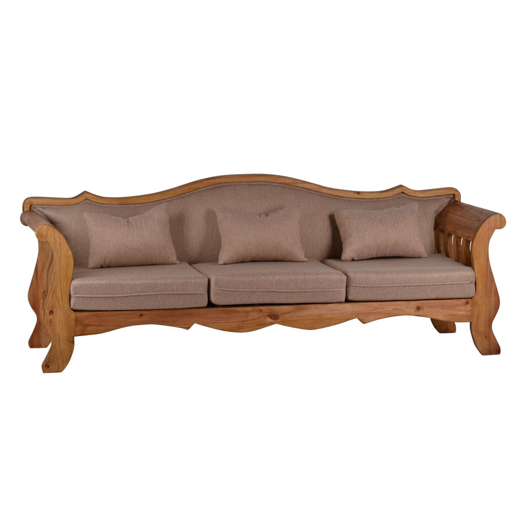 Sofa Mexico Möbel Landhaus Massivholz Pinie Honig