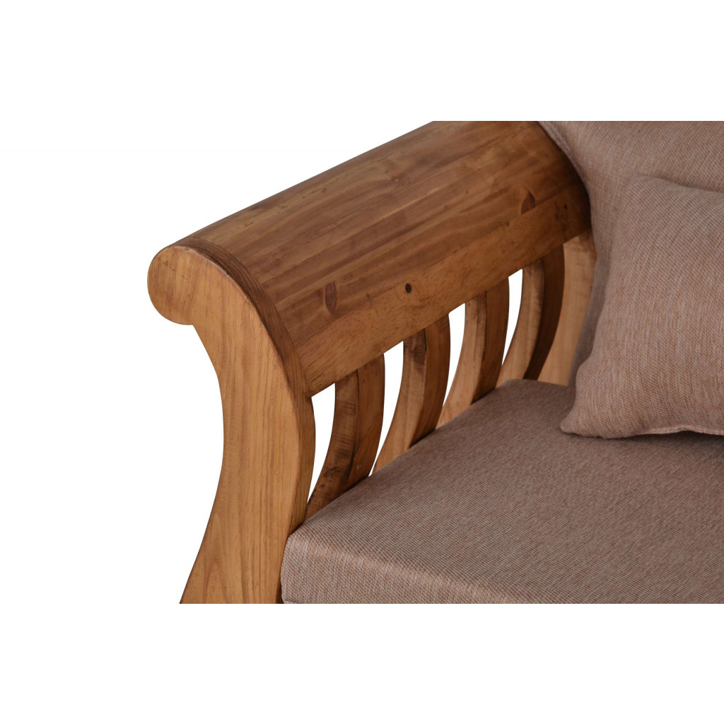 Sofa Mexico Möbel Landhaus Massivholz Pinie Honig