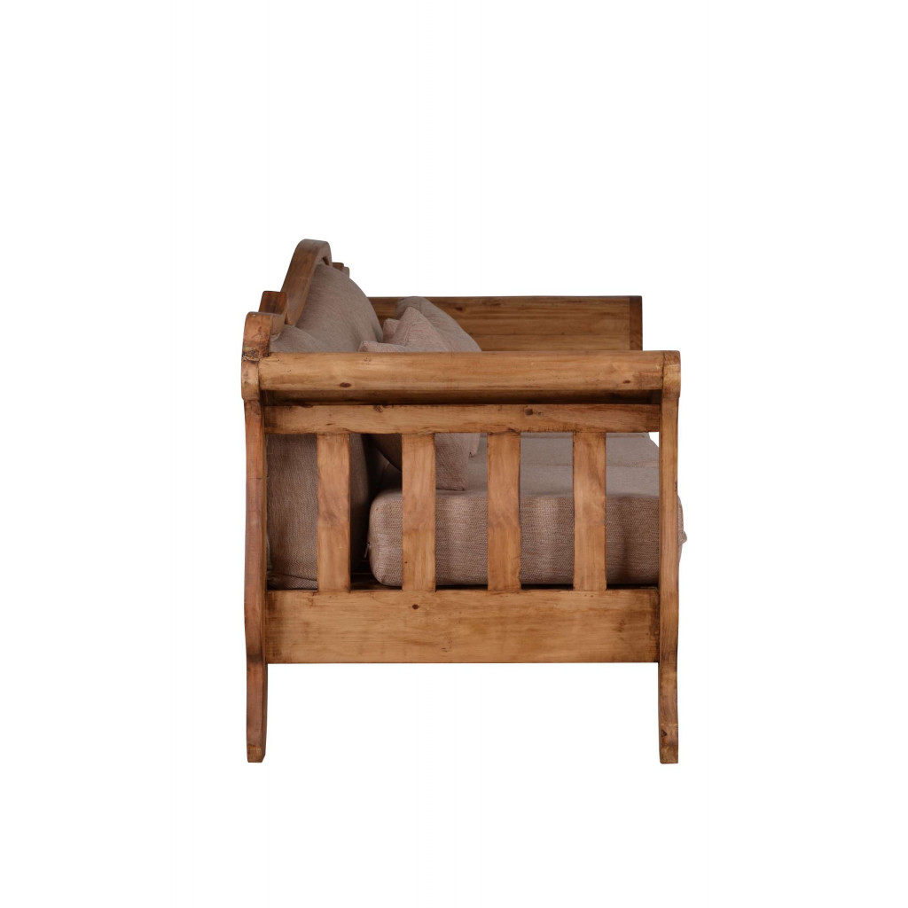 Sofa Mexico Möbel Landhaus Massivholz Pinie Honig