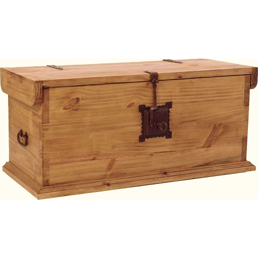 Truhe Mexico Möbel Landhaus Pinie Honig