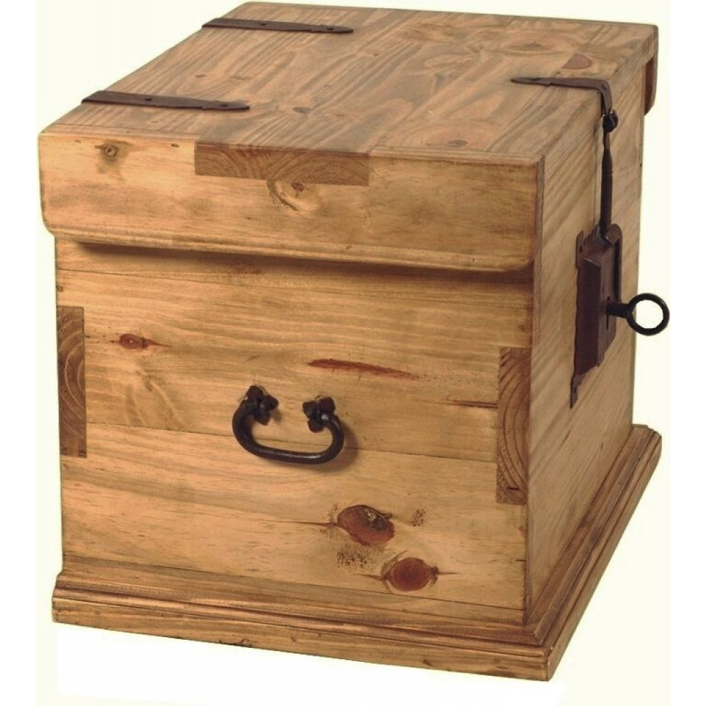 Truhe Mexico Möbel Landhaus Pinie Honig