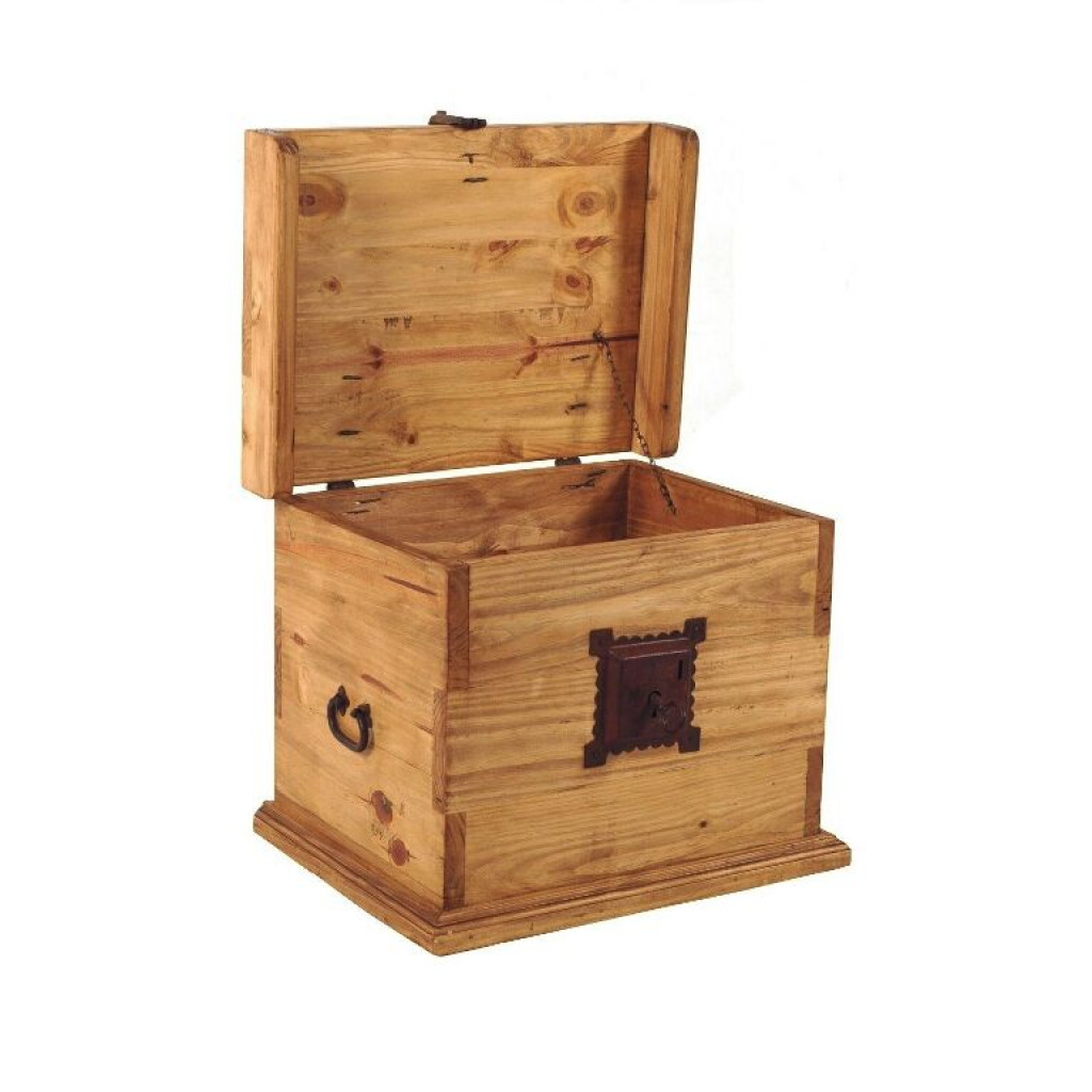 Truhe Mexico Möbel Landhaus Pinie Honig