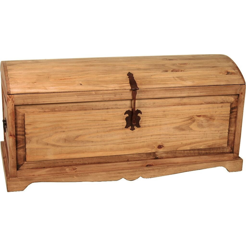 Truhe Mexico Möbel Landhaus Pinie Honig