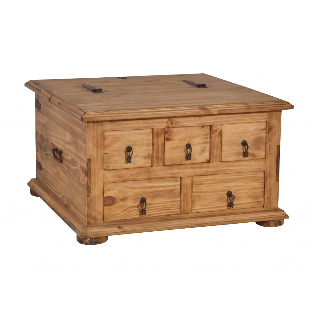 Truhentisch Mexico Möbel Landhaus Pinie Honig