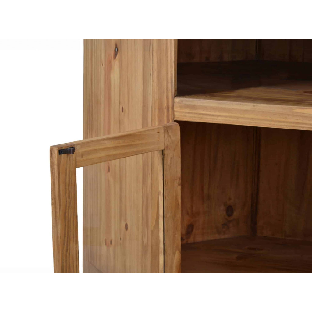 TV-Kommode Mexico Möbel Landhaus Glas Massivholz Pinie Honig