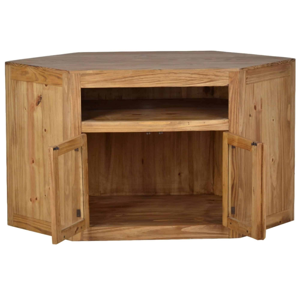 TV-Kommode Mexico Möbel Landhaus Glas Massivholz Pinie Honig