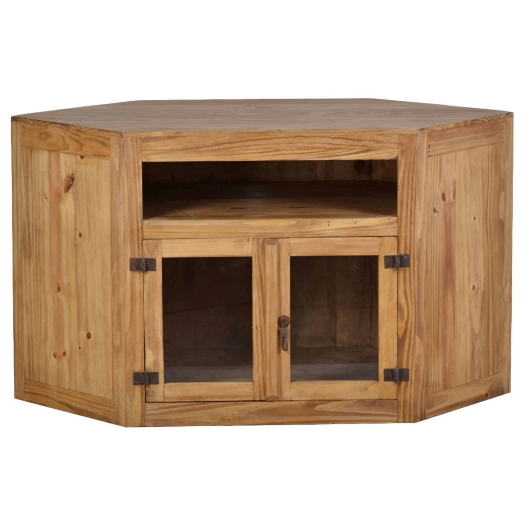 TV-Kommode Mexico Möbel Landhaus Glas Massivholz Pinie Honig