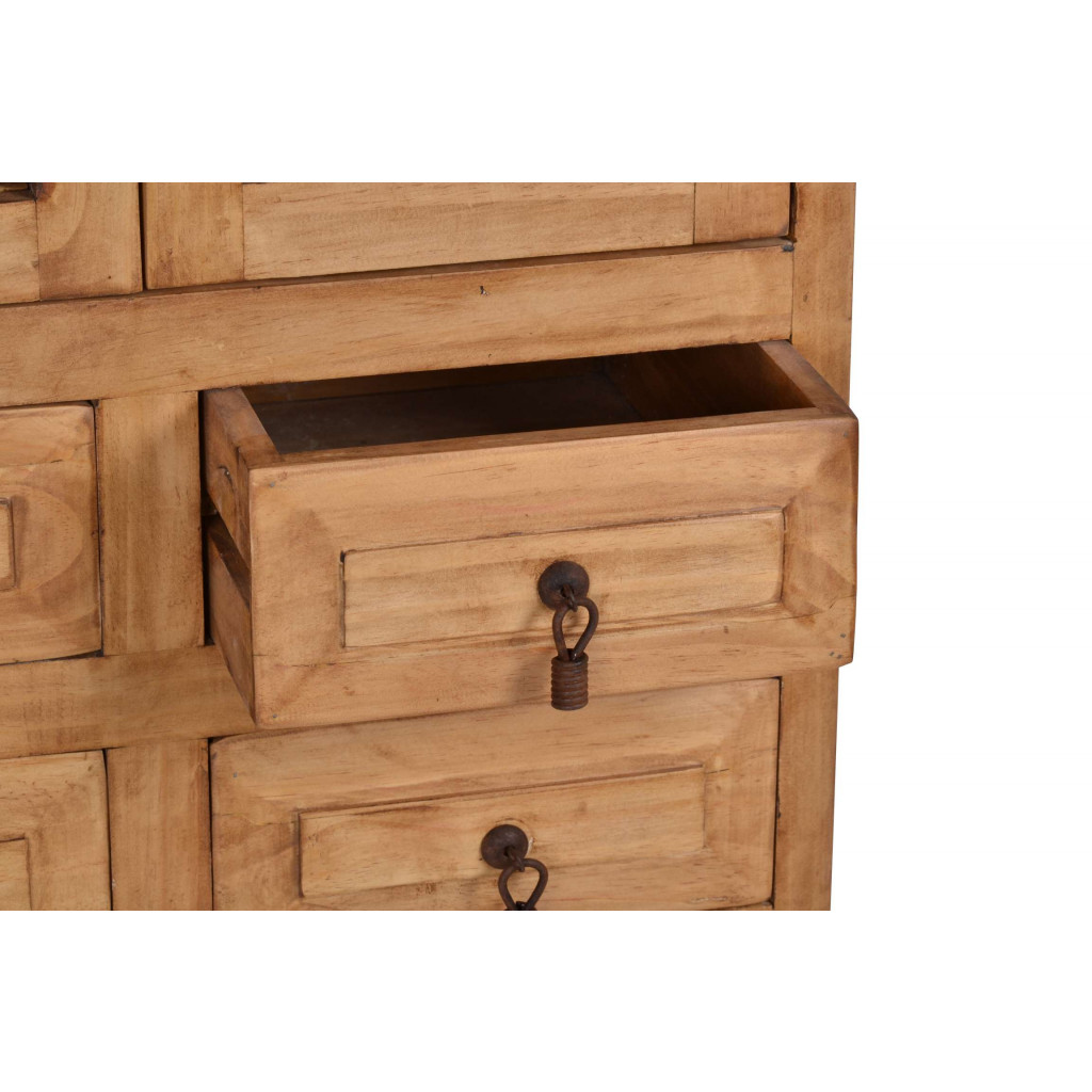 Vitrine Mexico Möbel Landhaus Pinie Honig