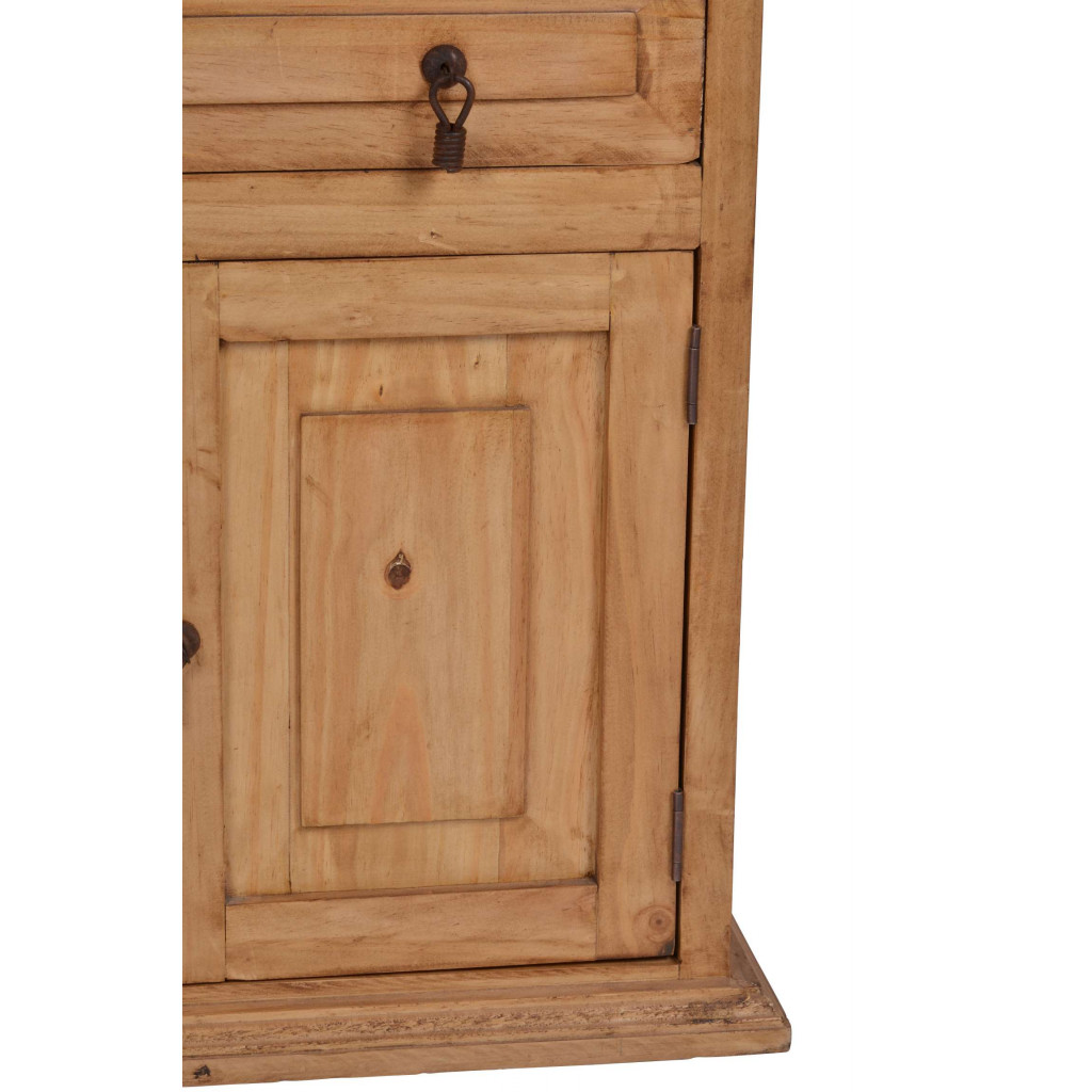 Vitrine Mexico Möbel Landhaus Pinie Honig