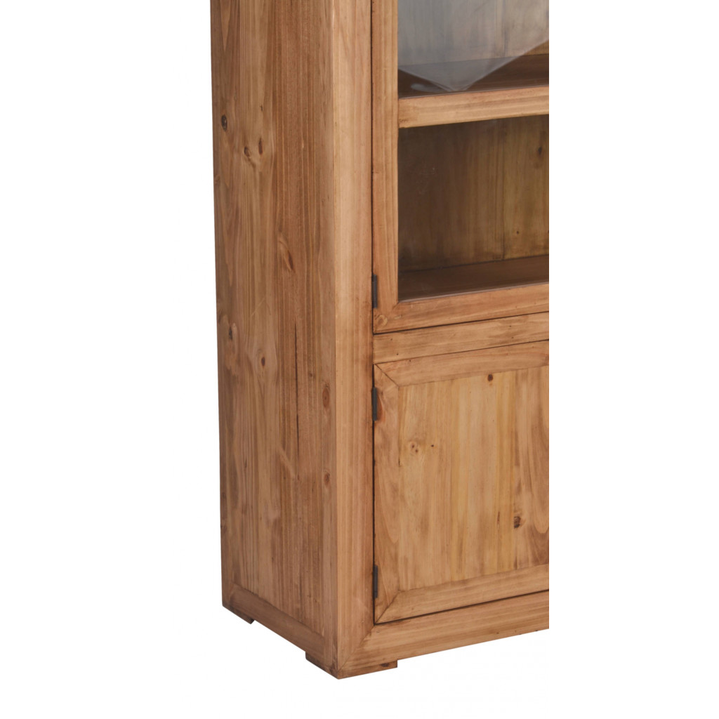 Vitrine Mexico Möbel Landhaus Pinie Honig