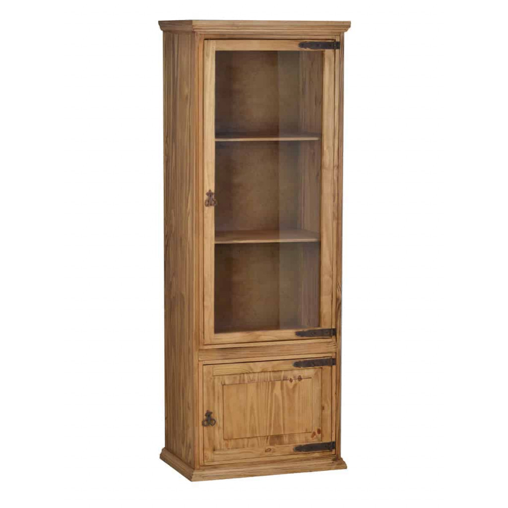 Vitrine Mexico Möbel Landhaus Pinie Honig