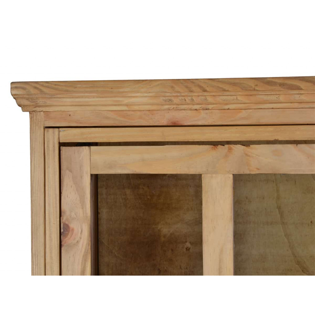 Vitrine Mexico Möbel Landhaus Pinie Honig