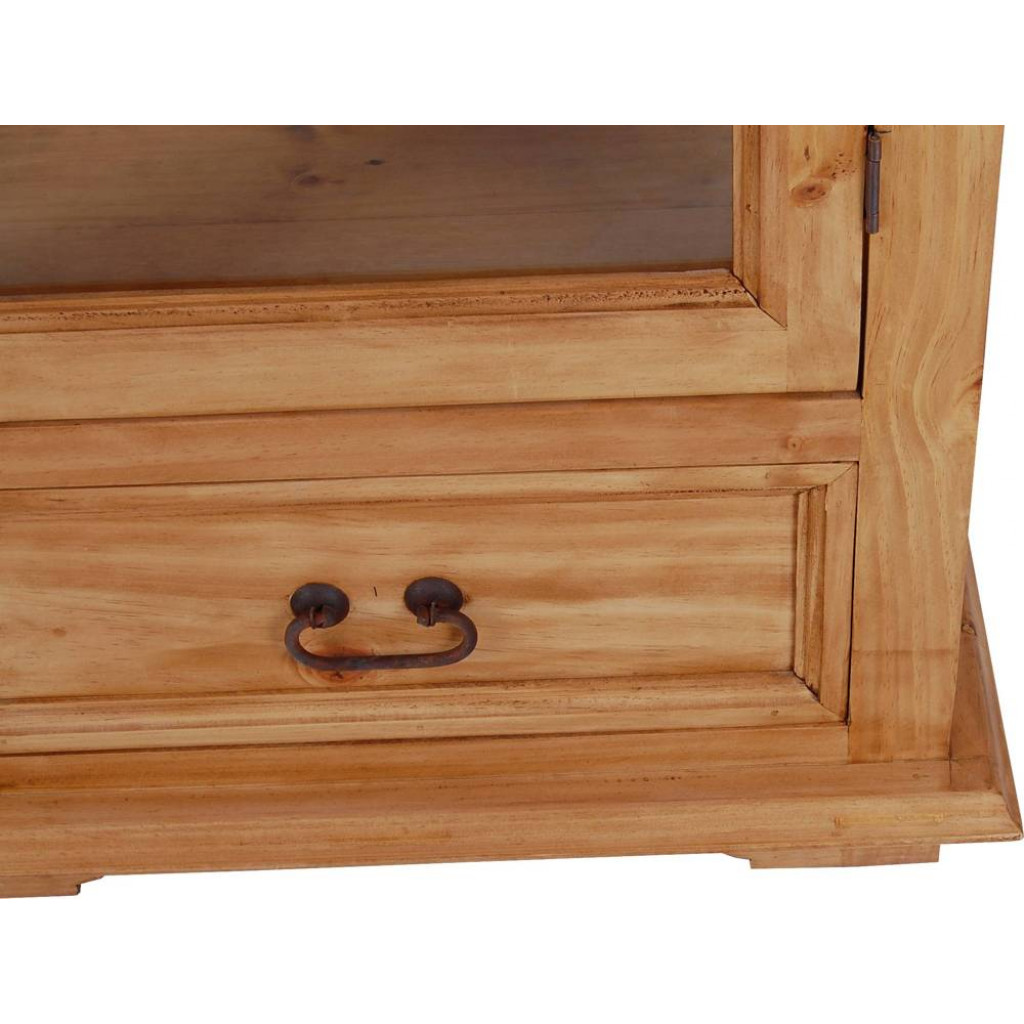 Vitrine Mexico Möbel Landhaus Pinie Honig