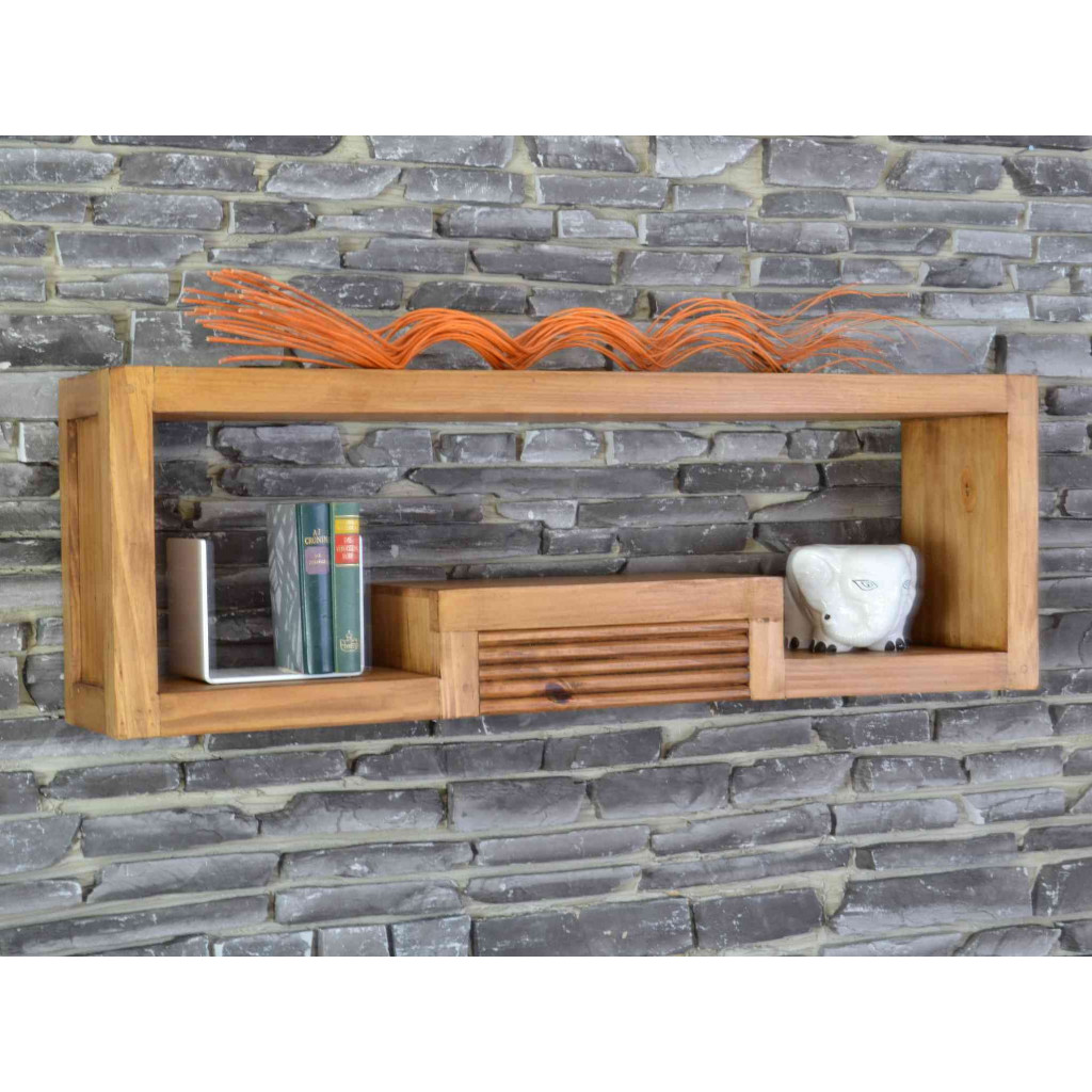 Wandregal Mexico Möbel Landhaus Pinie Honig