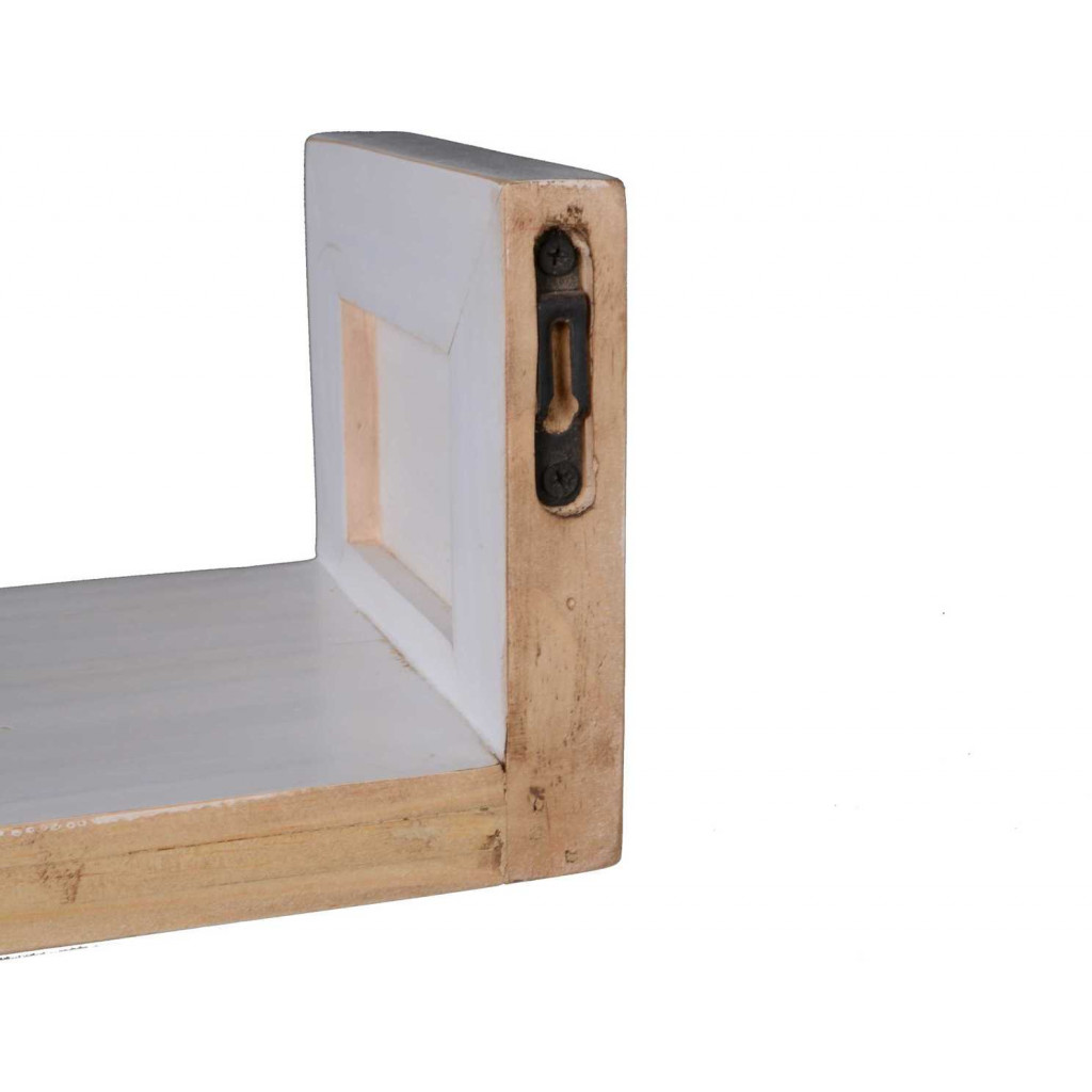 Wandregal Mexico Möbel Landhaus Pinie Weiß