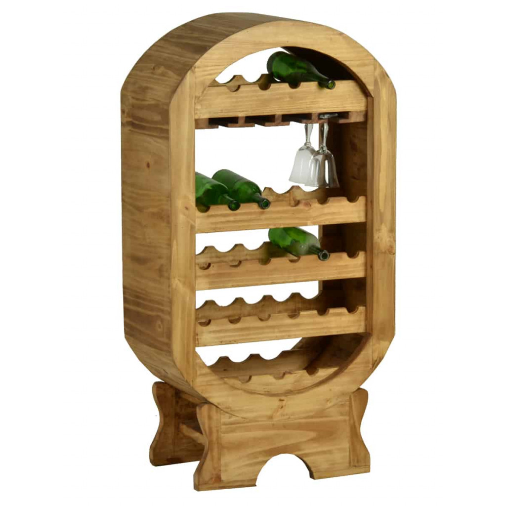 Weinregal Mexico Möbel Landhaus Pinie Honig