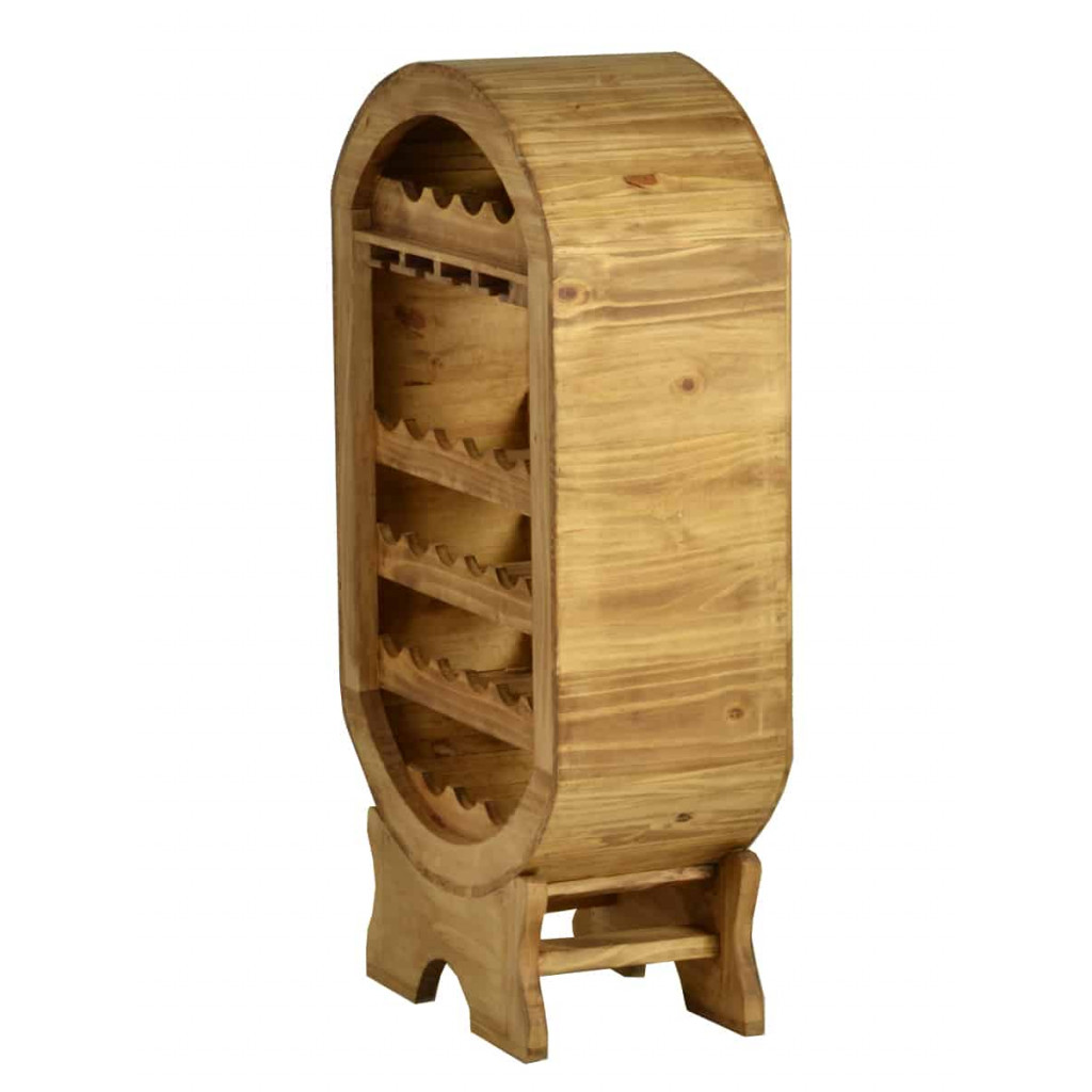 Weinregal Mexico Möbel Landhaus Pinie Honig