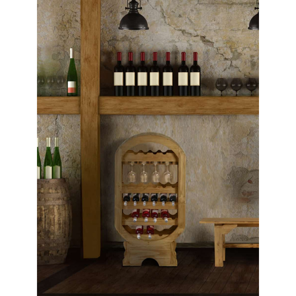 Weinregal Mexico Möbel Landhaus Pinie Honig