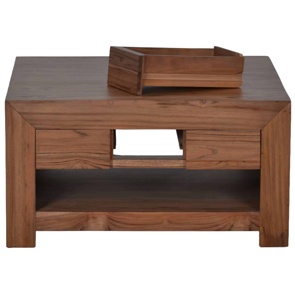 Couchtisch Maharaja Modern Massivholz Teak Braun