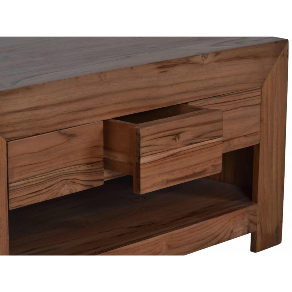 Couchtisch Maharaja Modern Massivholz Teak Braun