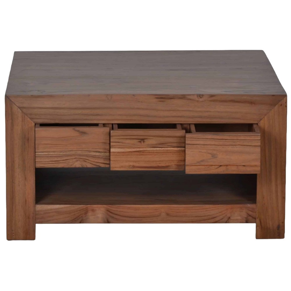 Couchtisch Maharaja Modern Massivholz Teak Braun