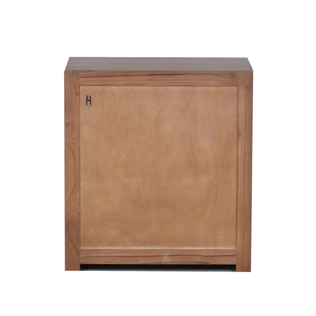 Nachttisch Maharaja Modern Teak Dunkelbraun