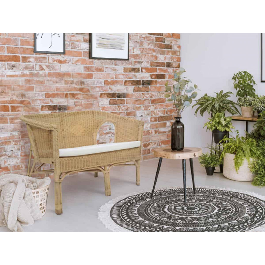 Sofa Rattan Modern Honig