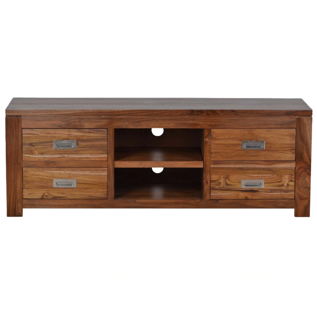 TV-Kommode Masala Modern Teak Dunkelbraun
