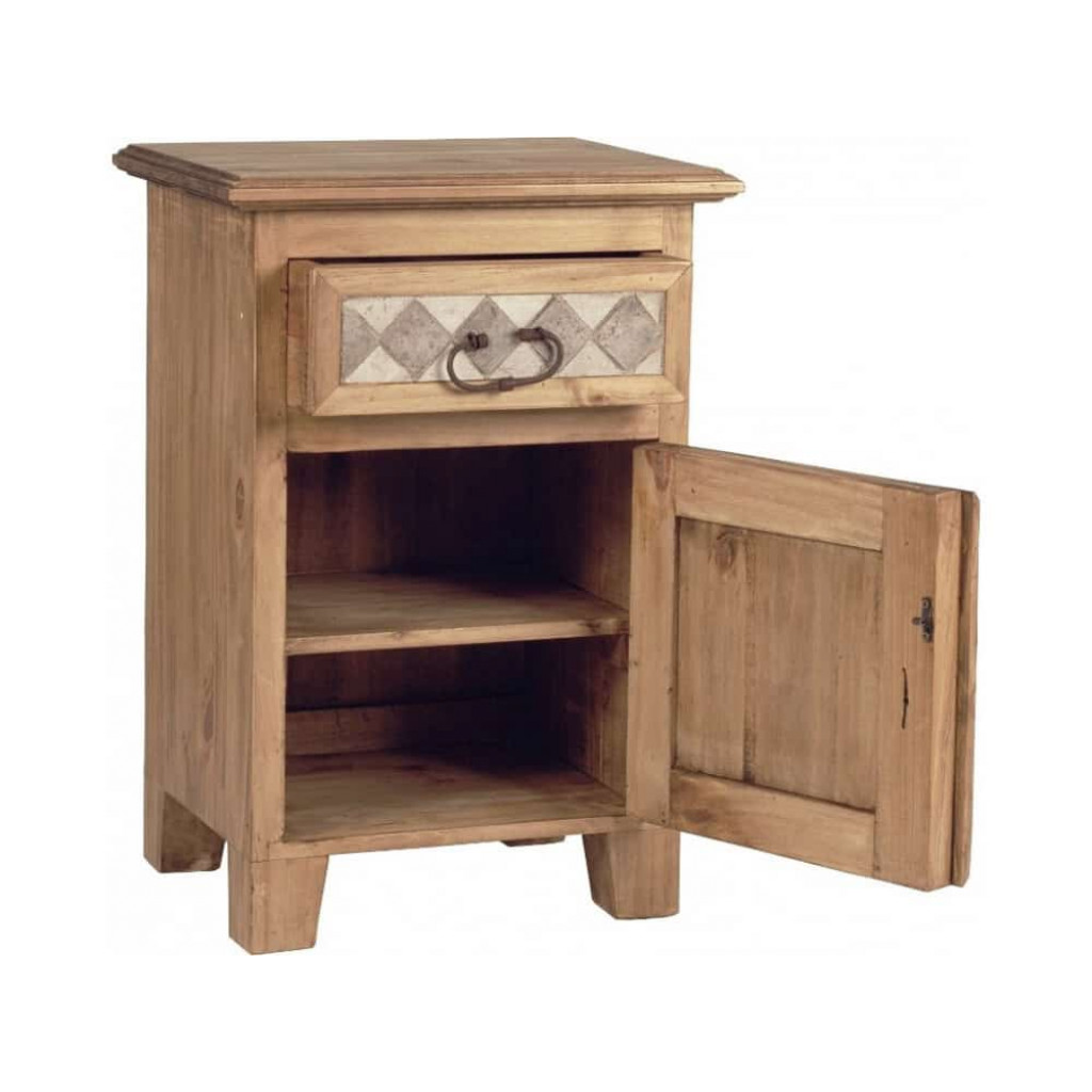 Nachttisch Mexico Möbel Landhaus Pinie Honig