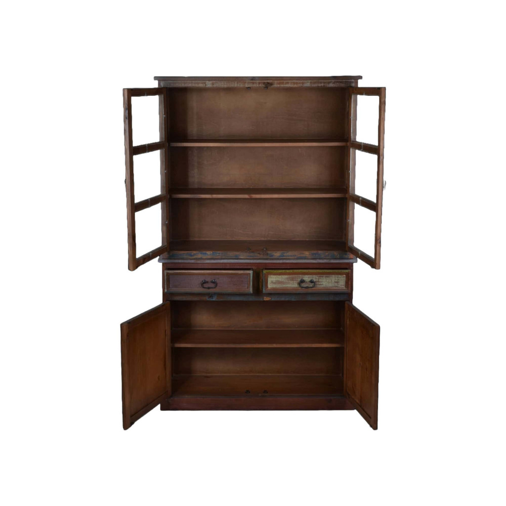 Buffet Cancun Shabby Chic Massivholz Pinie Bunt