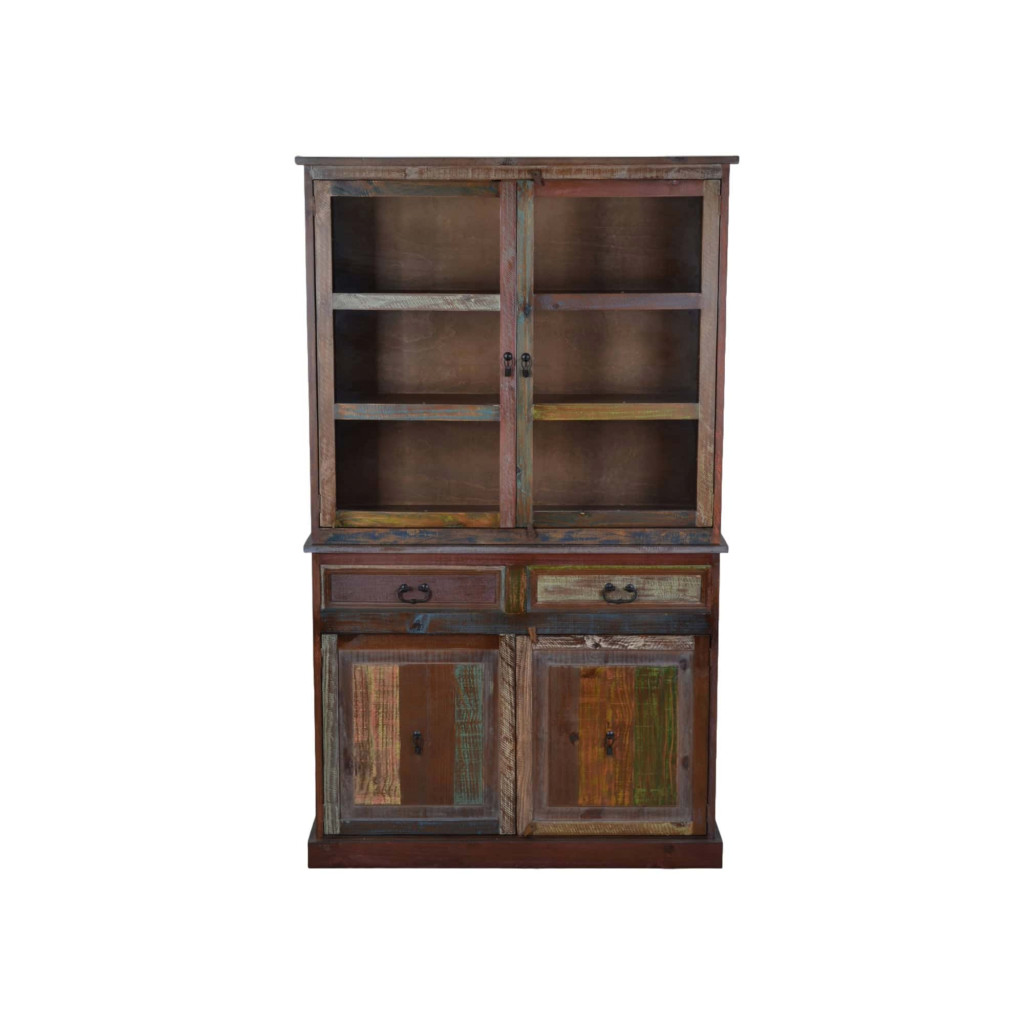 Buffet Cancun Shabby Chic Massivholz Pinie Bunt