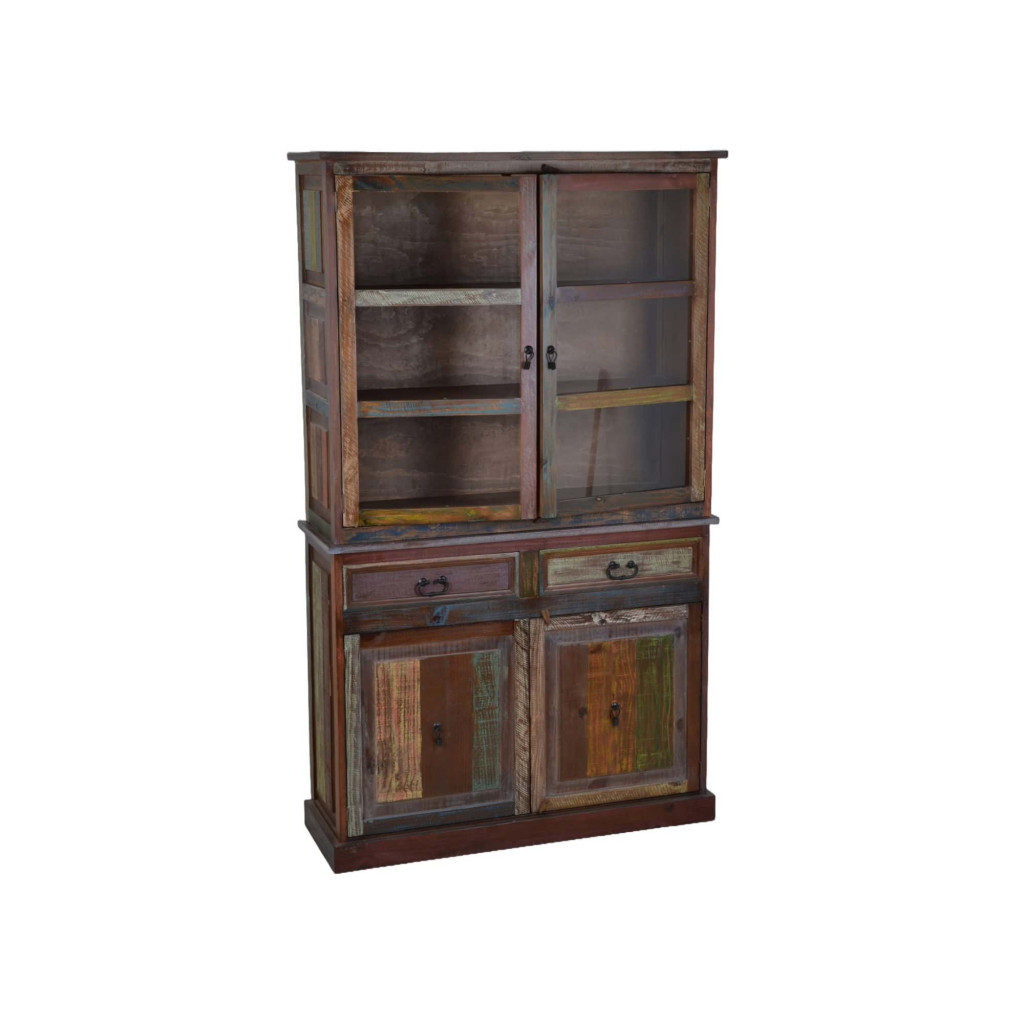 Buffet Cancun Shabby Chic Massivholz Pinie Bunt