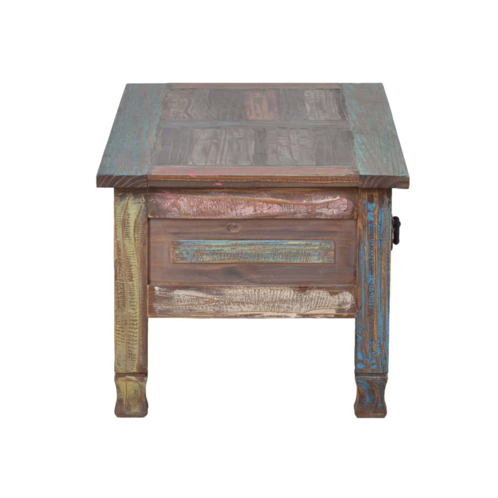 Couchtisch Cancun Shabby Chic Pinie Bunt