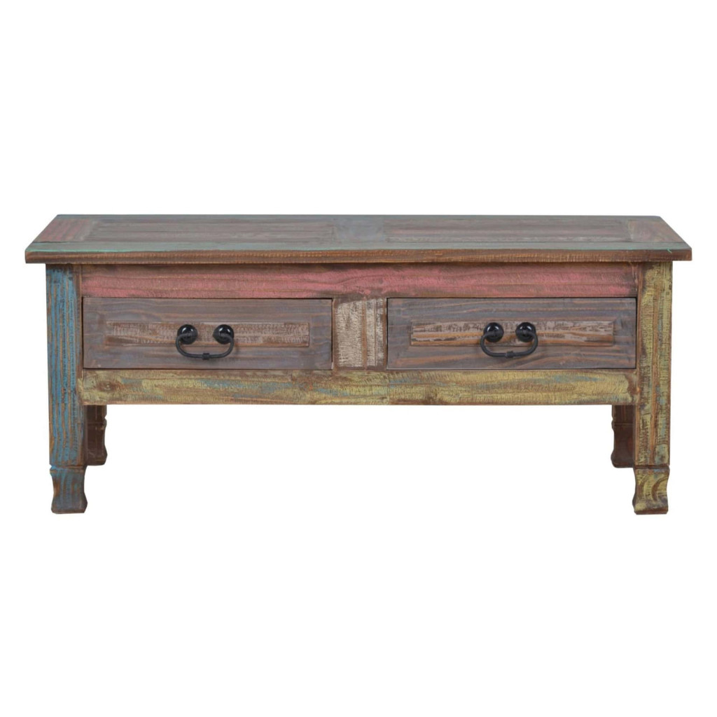 Couchtisch Cancun Shabby Chic Pinie Bunt