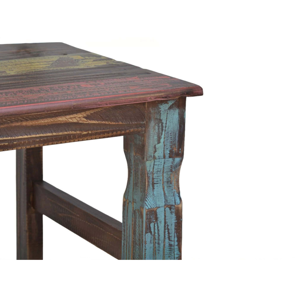 Esszimmerstuhl Cancun Shabby Chic Massivholz Pinie Bunt