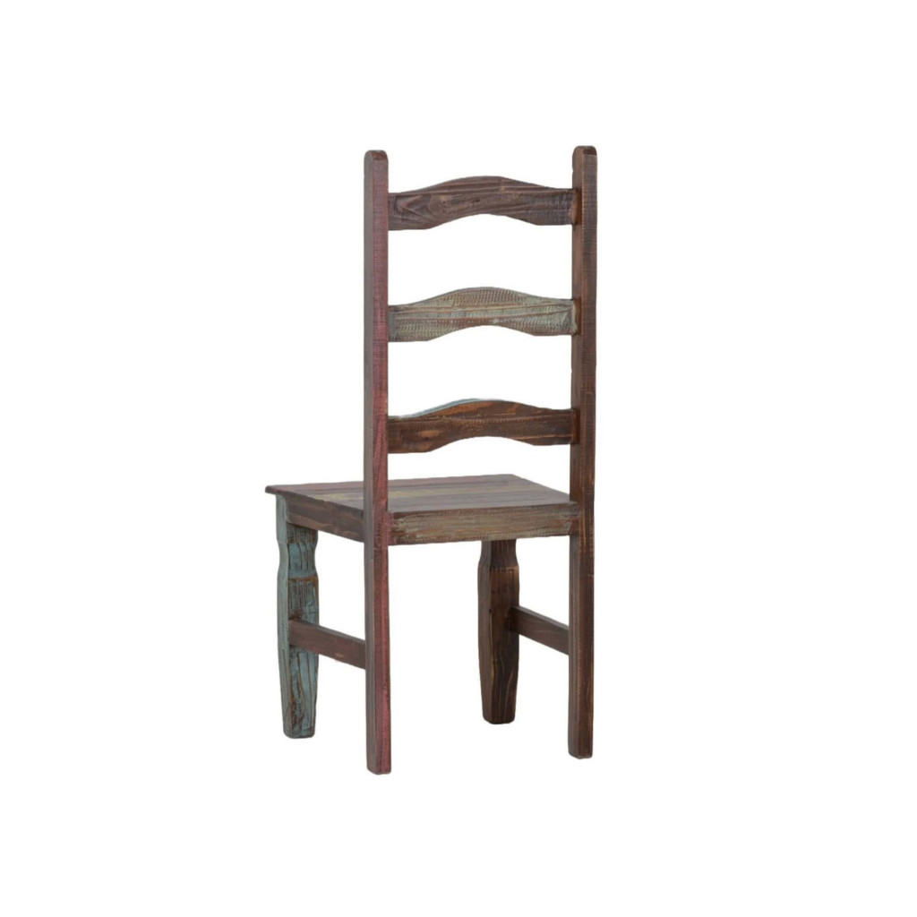 Esszimmerstuhl Cancun Shabby Chic Massivholz Pinie Bunt