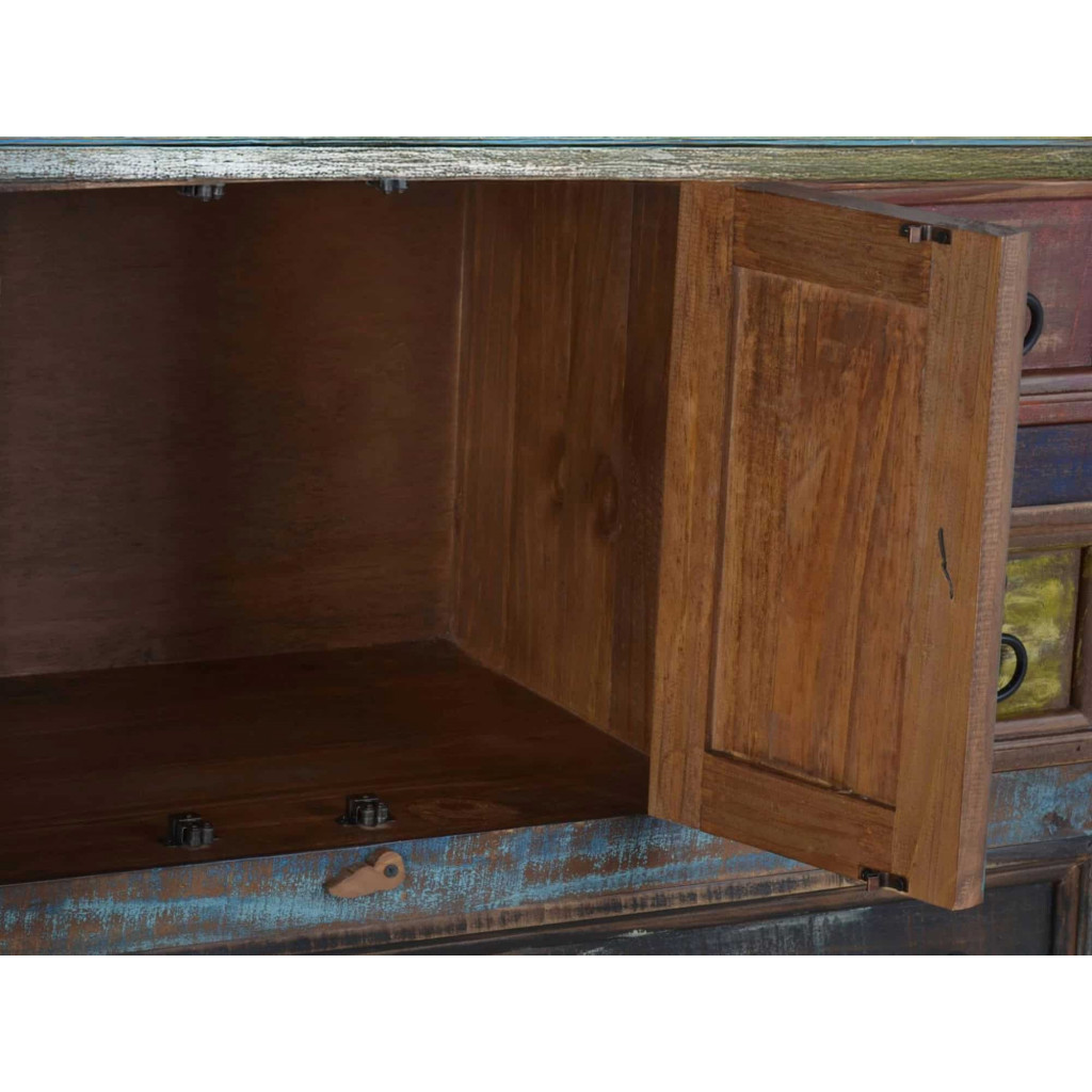 Kommode Cancun Shabby Chic Massivholz Pinie Bunt