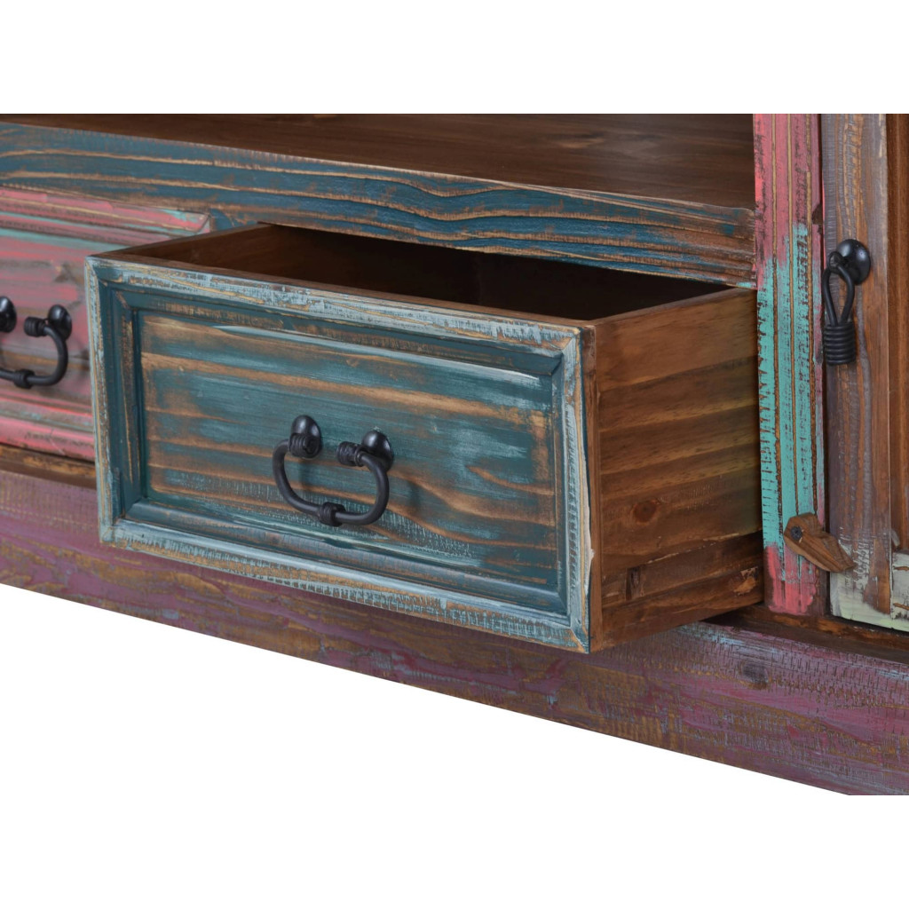 Lowboard Cancun Shabby Chic Pinie Bunt