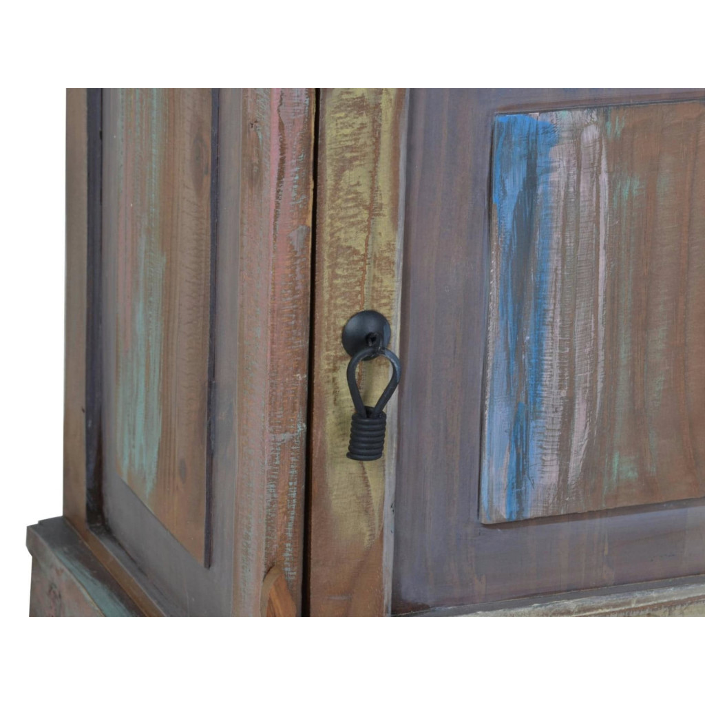 Nachttisch Cancun Shabby Chic Pinie Bunt