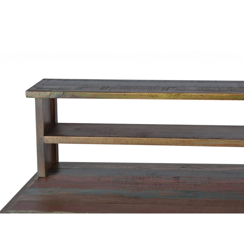 Schreibtisch Cancun Shabby Chic Massivholz Pinie Bunt