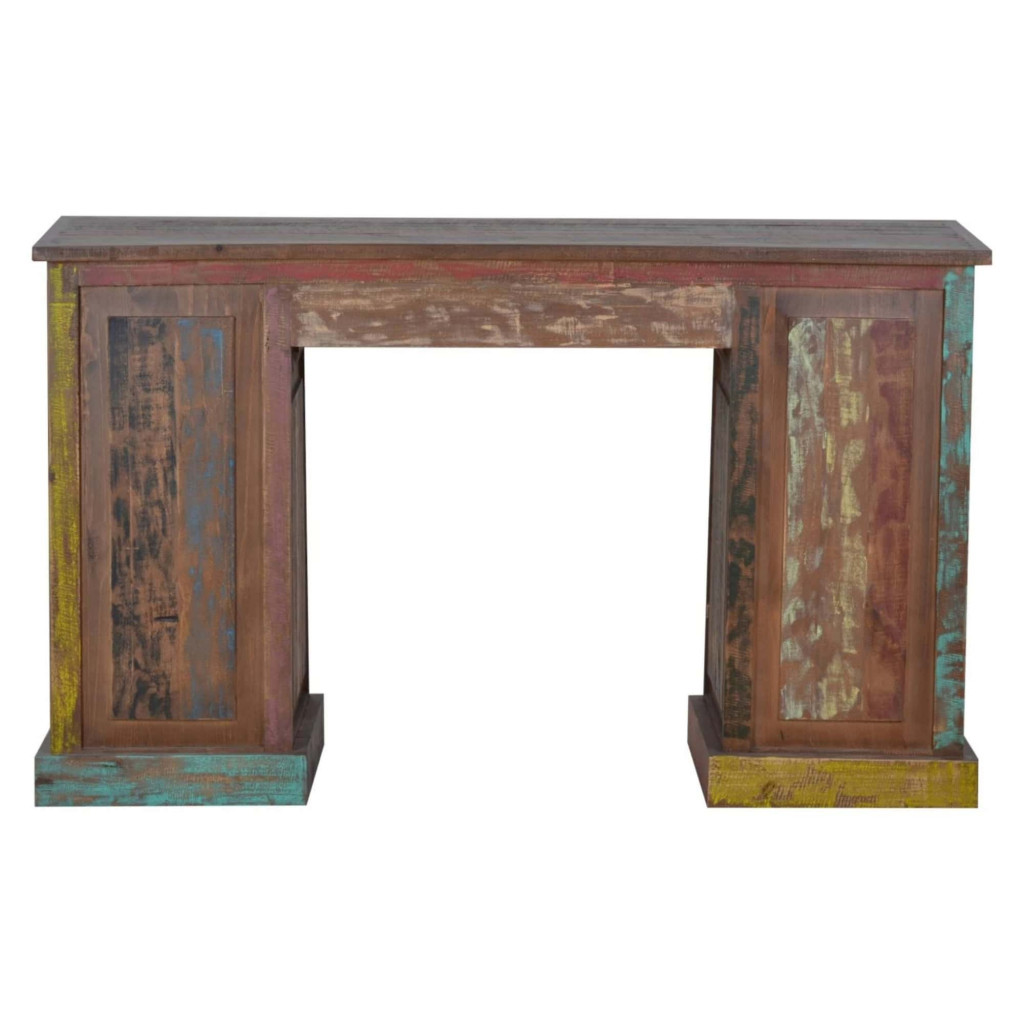 Schreibtisch Cancun Shabby Chic Massivholz Pinie Bunt