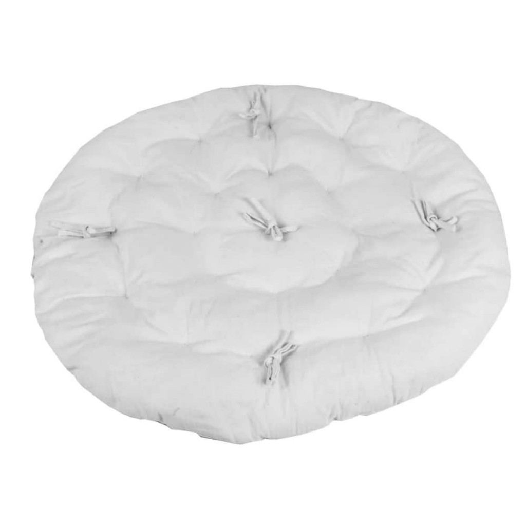 Sitzkissen Rattan Modern Cremeweiß