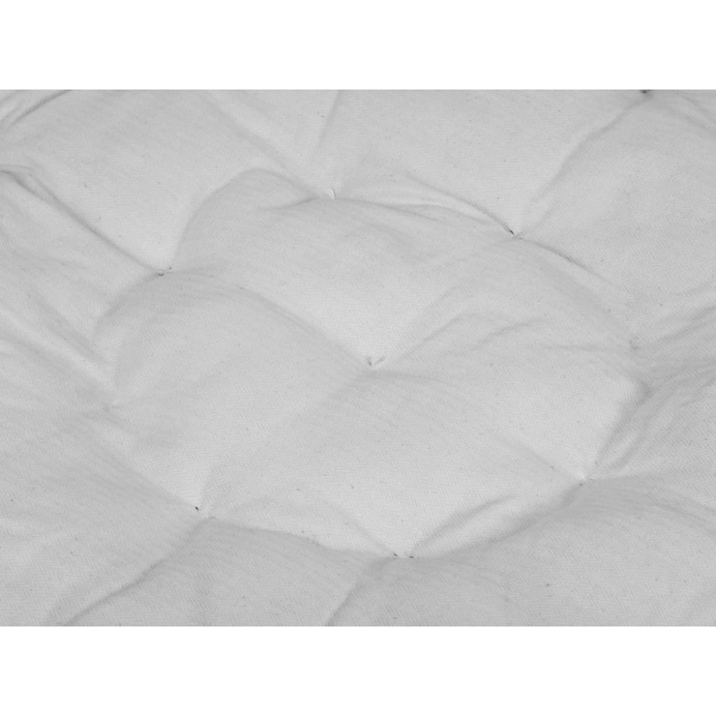 Sitzkissen Rattan Modern Cremeweiß