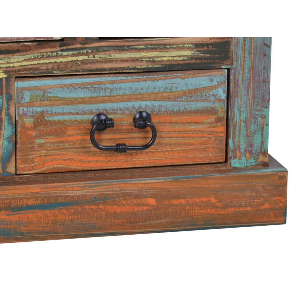 Truhentisch Cancun Shabby Chic Pinie Bunt