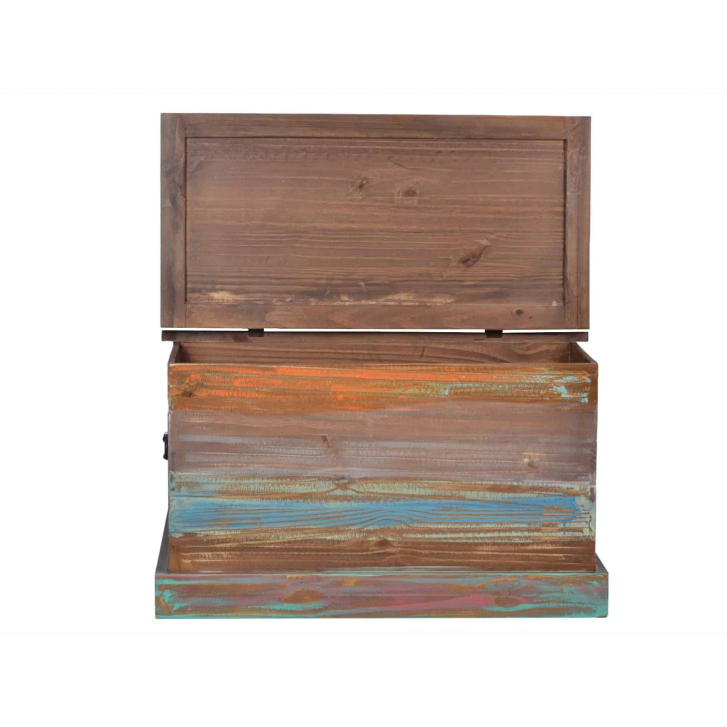 Truhentisch Cancun Shabby Chic Pinie Bunt